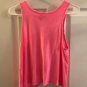 medium abercrombie pink tank top